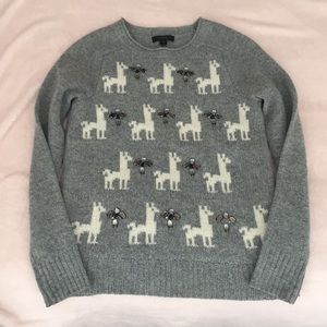 RARE J. Crew Llama Sweater XXS